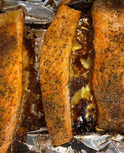 Lemon Pepper Salmon