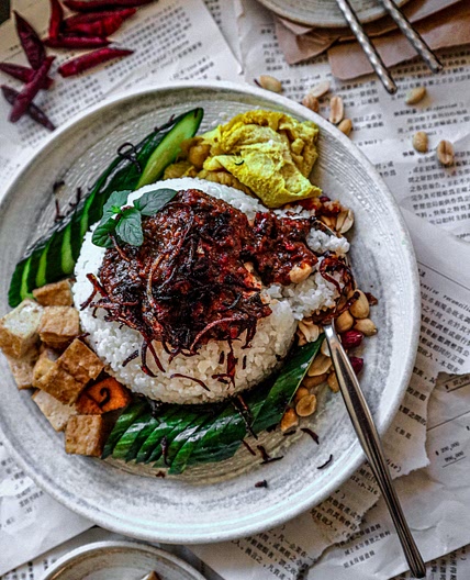 Nasi Lemak (Vegan)