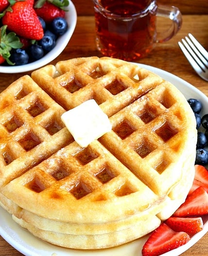 Easy Gluten-Free Waffles {Dairy-Free & Vegan Option}