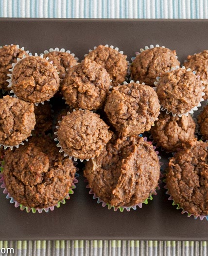 Applesauce, Prune and Milled Flaxseed Muffins