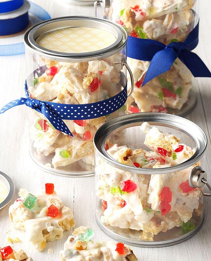 Festive Holiday Fruitcake Bark