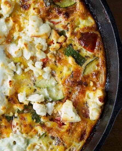 Vegetable Frittata with Feta