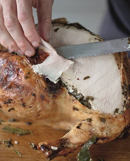 Roast Turkey with Lemon, Parsley, and Garlic
