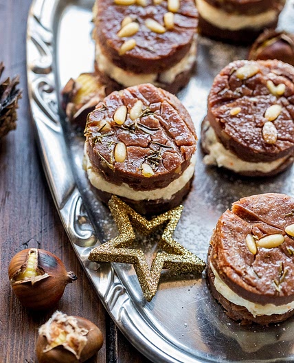Chestnut cake with ricotta