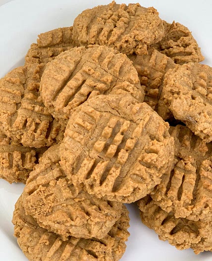 Sugar-Free Low Carb Peanut Butter Cookies