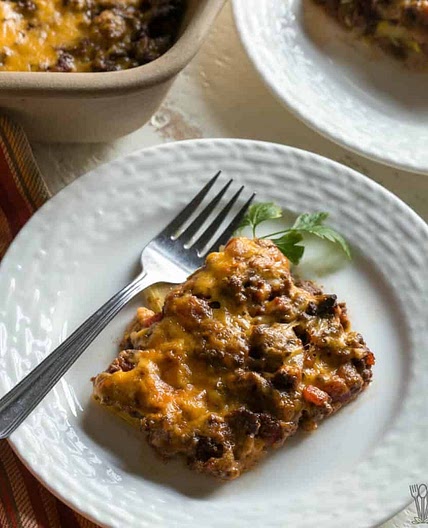 Low Carb Yellow Squash Casserole with Taco Flavor