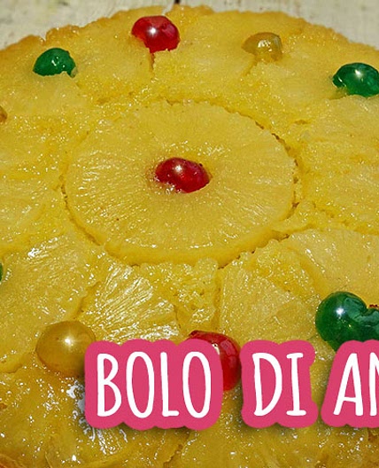 Bolo di anasa (pineapple upside down cake) - recipe from Aruba / Curaçao