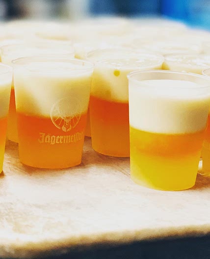 Halloween Candy Corn Jell-O® Shots