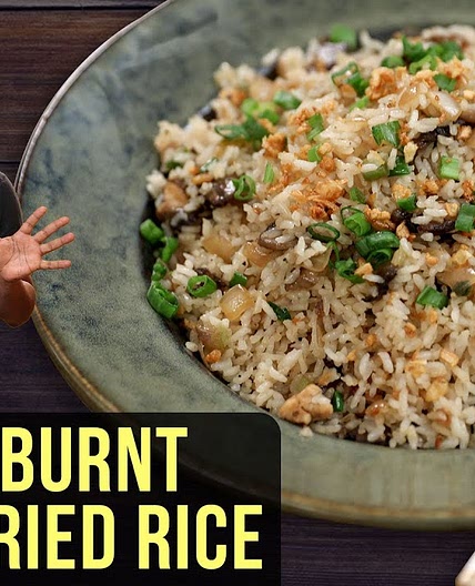 Burnt Garlic Chicken Fried Rice Recipe | How To Make Chicken Fried Rice | Easy Rice Recipe By Varun