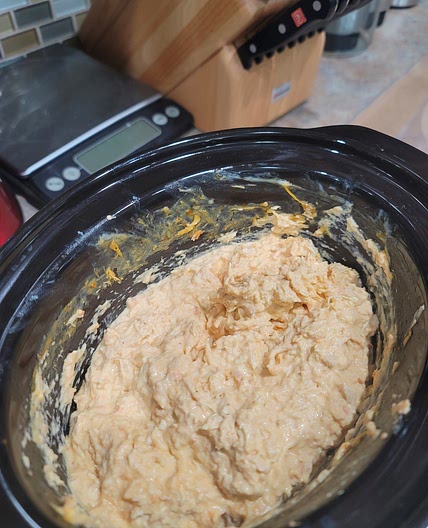 Slow Cooker Creamy Buffalo Chicken