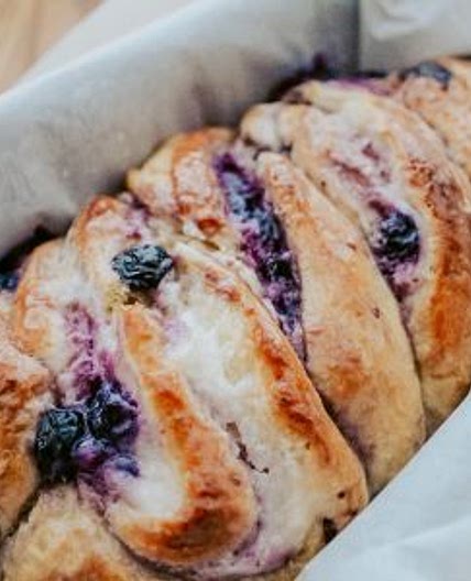 Blueberry Cream Cheese Babka - The Rest is Just Gravy