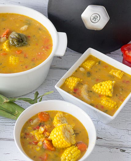 Traditional Trinidad Corn Soup