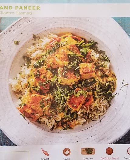 Spinach and Paneer