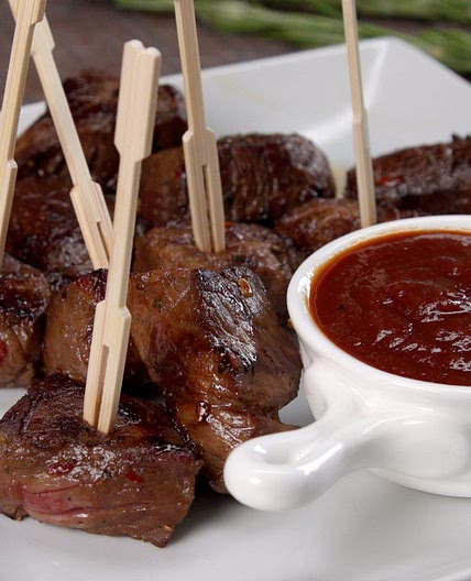 Honey Balsamic Steak Bites