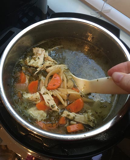 Instant Pot Chicken Noodle Soup