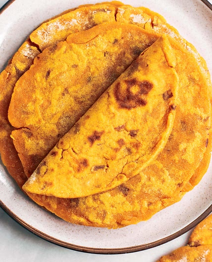 Two Ingredient Sweet Potato Tortillas