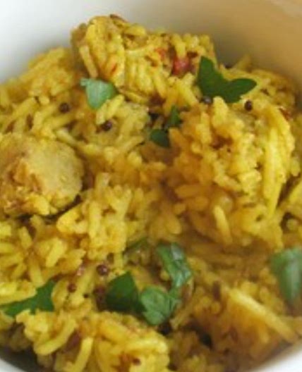 Middle Eastern Rice with Chickpeas and Ground Turkey