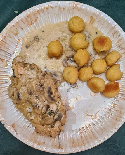 Pollo al champiñon