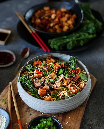 Spicy Garlic Tofu