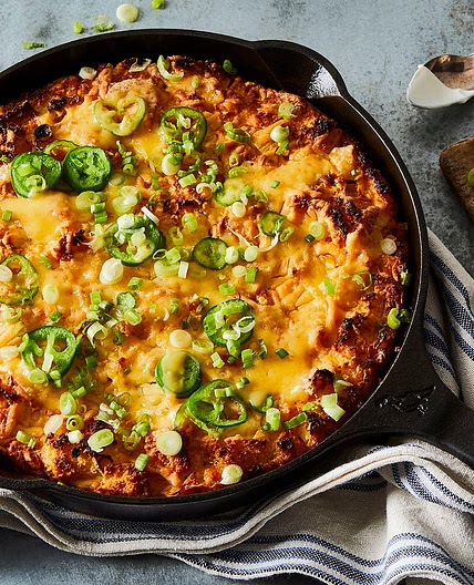 Cornbread Strata With Cheddar & Jalapeños