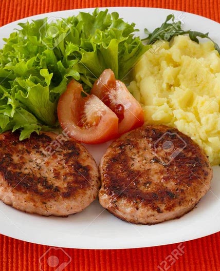 Hamburger e patate