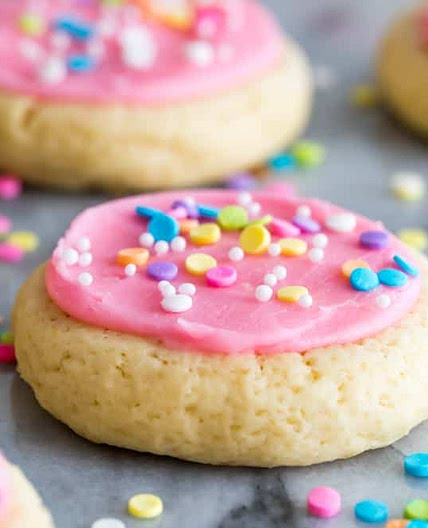 Soft Frosted Sugar Cookies