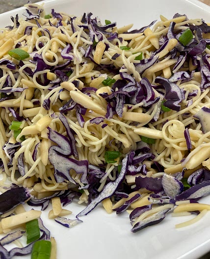 Cabbage Pasta Salad