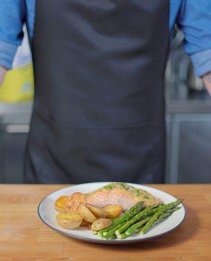 Garlic-Lemon Glazed Salmon