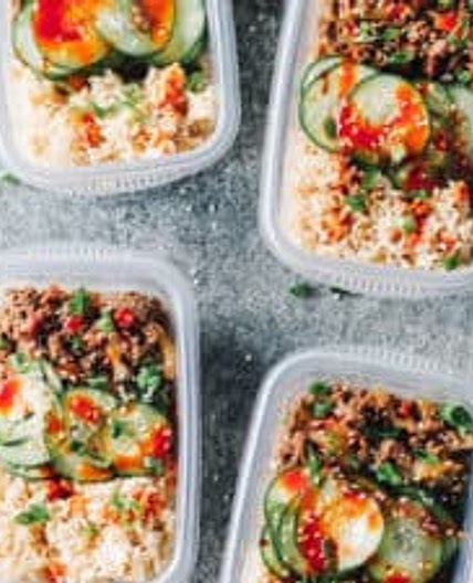 Korean Beef Meal Prep Bowls
