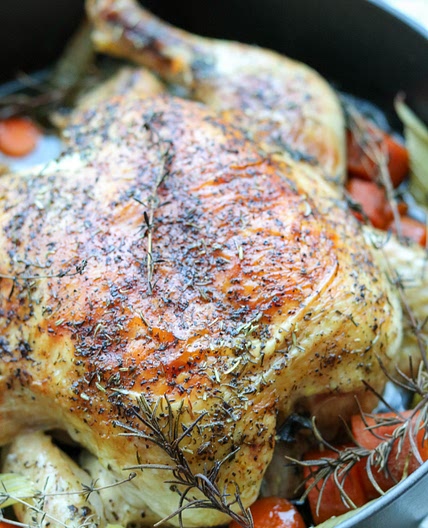 Simple Herb Roast Chicken