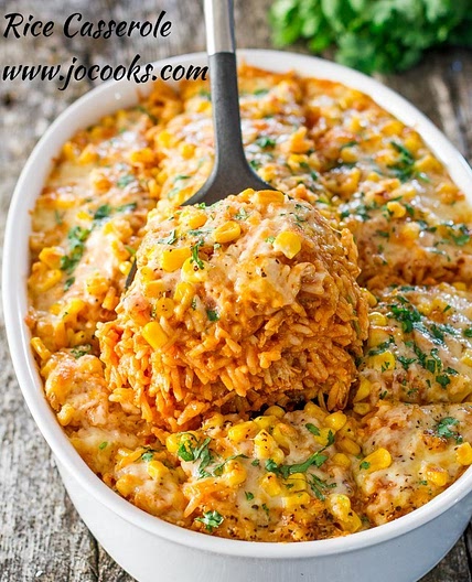 Chicken Enchilada Rice Casserole