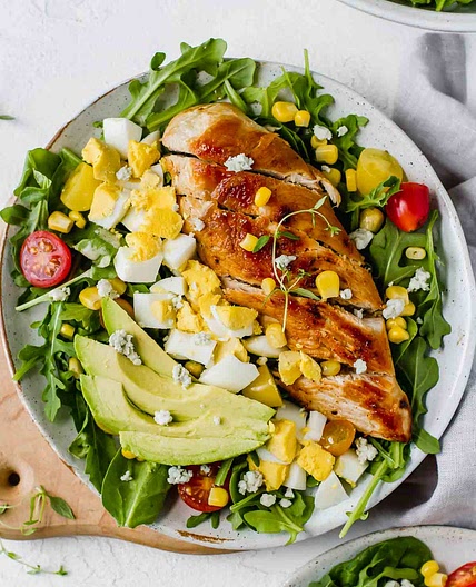 Healthy Chicken Cobb Salad Recipe