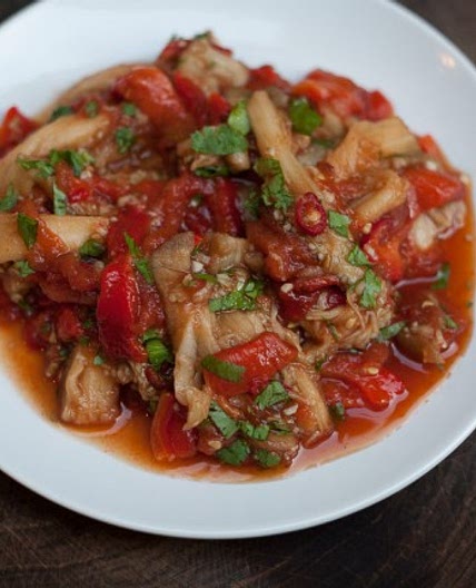 Recipe: Dai-Style Grilled Eggplant Salad at China South of the Clouds