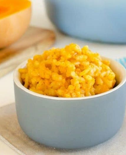 Butternut pumpkin baked risotto