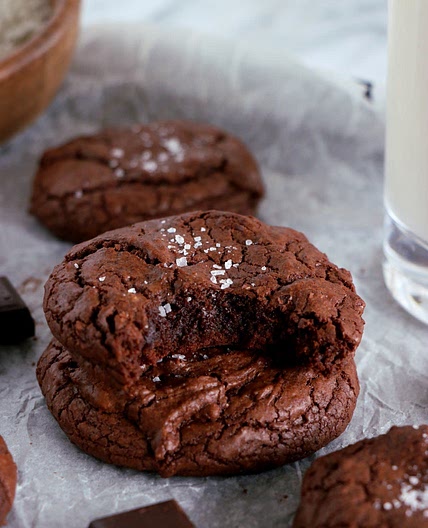 Fudgey Andes Brownie Cookies