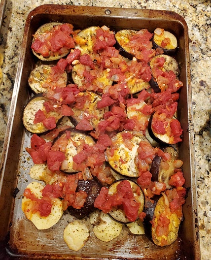 Greek Eggplant and Potatoes
