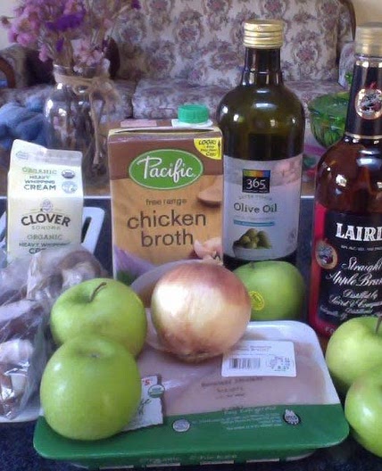 Chicken, Apples, and Cream - à la Normande
