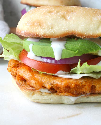 Ultimate Vegan Buffalo Cauliflower Sandwich