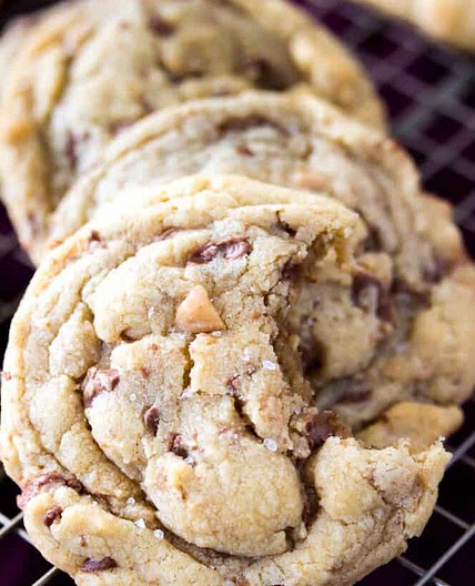 Brown Butter Toffee Cookies