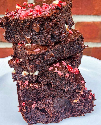 Peppermint Fudge Brownies