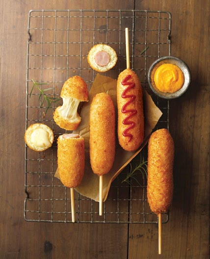 고메 치즈 크리스피 핫도그