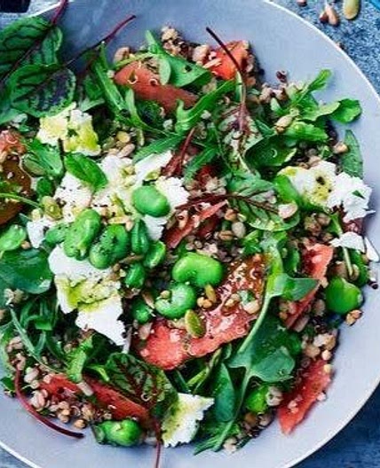 Pulse Salad with Vierge Dressing