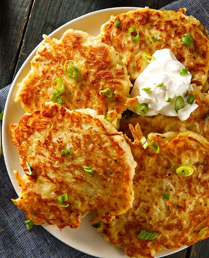 Oven-Fried Potato Latkes