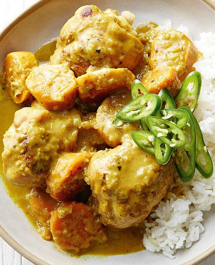 Comfort chicken curry