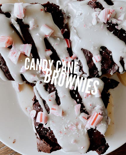 Candy Cane Brownies 