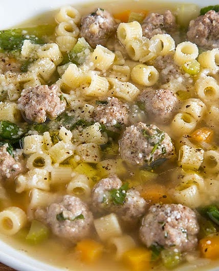 grandma's ITALIAN WEDDING SOUP (meatball soup)