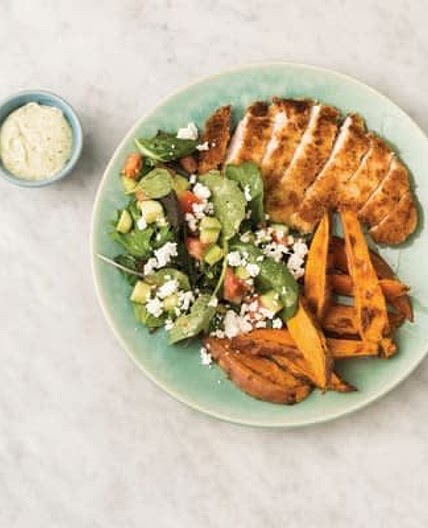 Lemony Crumbed Chicken