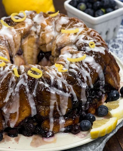 Blueberry Lemon Monkey Bread