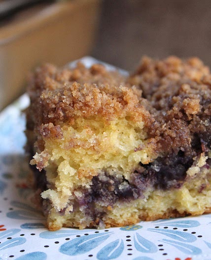 Your Next Coffee Break Needs Blueberry Sour Cream Coffee Cake