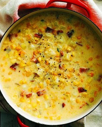 SMOKY CORN AND POTATO CHOWDER